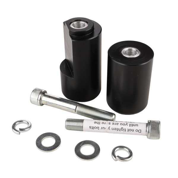 biketek Biketek black stp crash protector for yamaha r1 15-20, r1 m 15-20